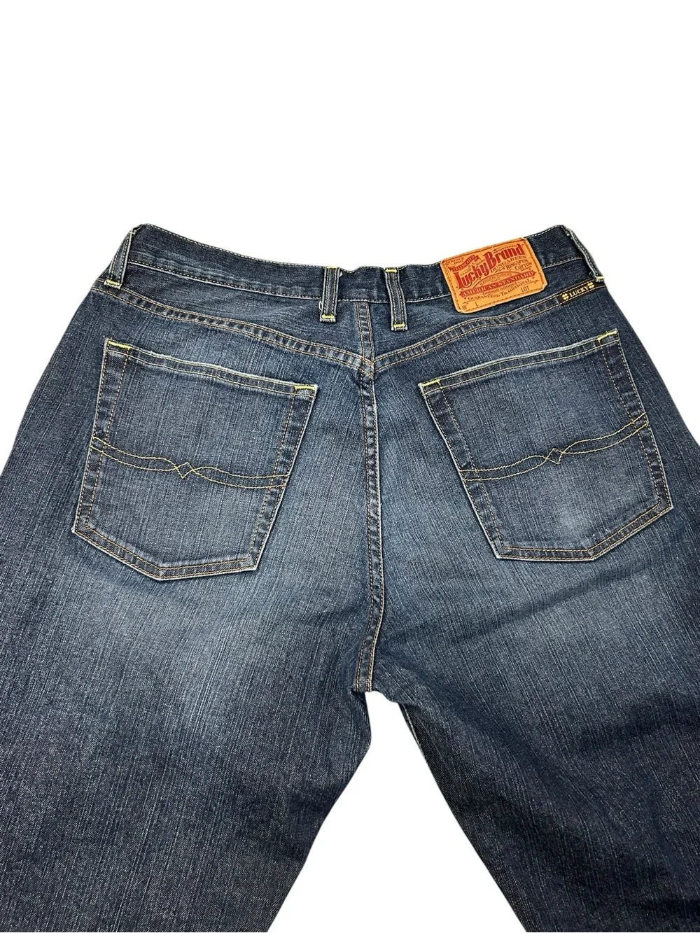 Lucky‎ Brand Vintage Gene Montesano Classic Fit Straight Leg Jeans Men’s 34/34